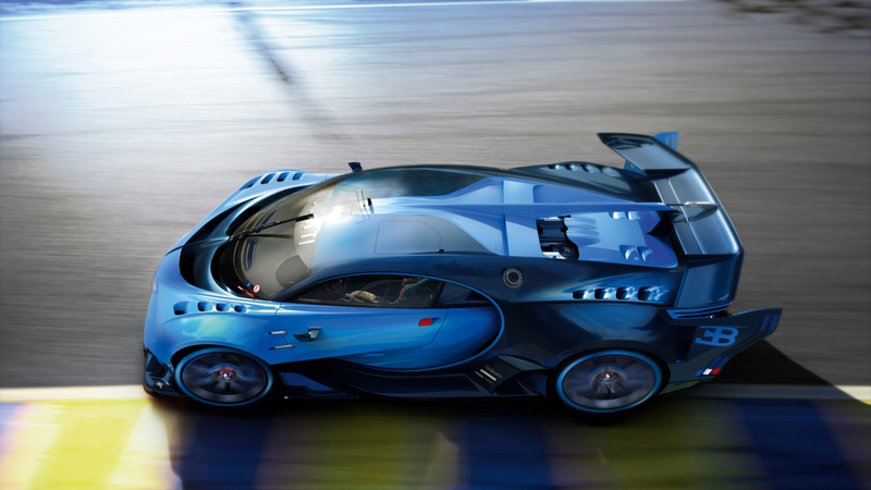 Illustration for article titled Bugatti Vision Gran Turismo Concept: The Future Of Bugatti Looks Terrifyingly Awesome